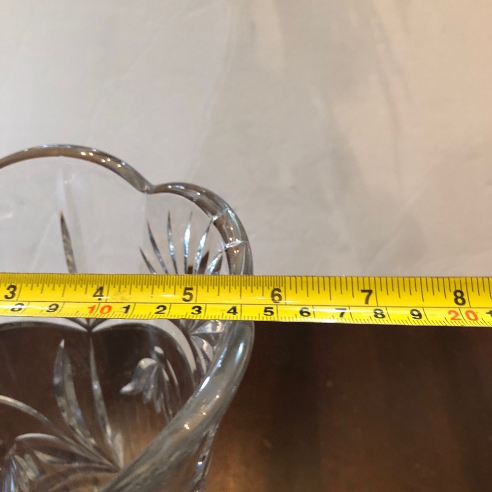 Heavy Glass Vase. 12” - Picture 3 of 5